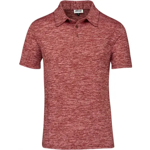 Mens Echo Golf Shirt Red
